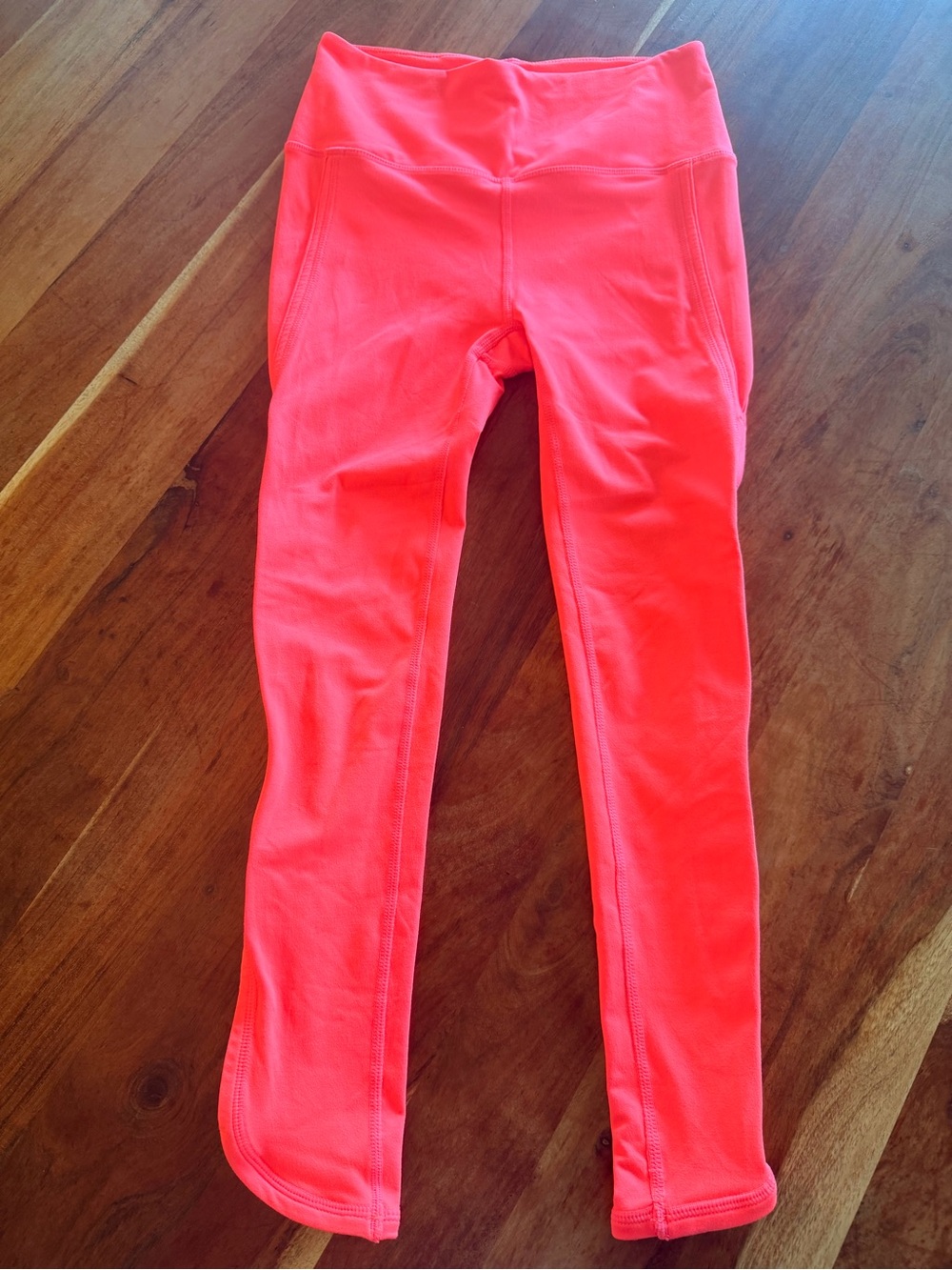 FP Movement by Free People Neon Coral High-Rise Active Leggings